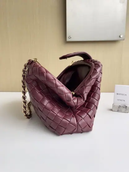 Replica Bottega Veneta Teen Lauren 1980 With Chain Bag Barolo #3709 - Image 5