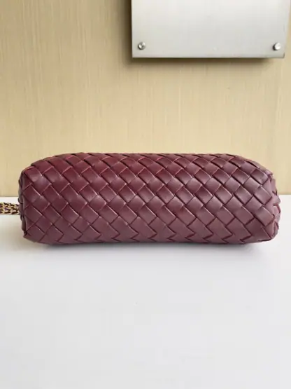 Replica Bottega Veneta Teen Lauren 1980 With Chain Bag Barolo #3709 - Image 8