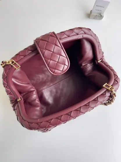 Replica Bottega Veneta Teen Lauren 1980 With Chain Bag Barolo #3709 - Image 3