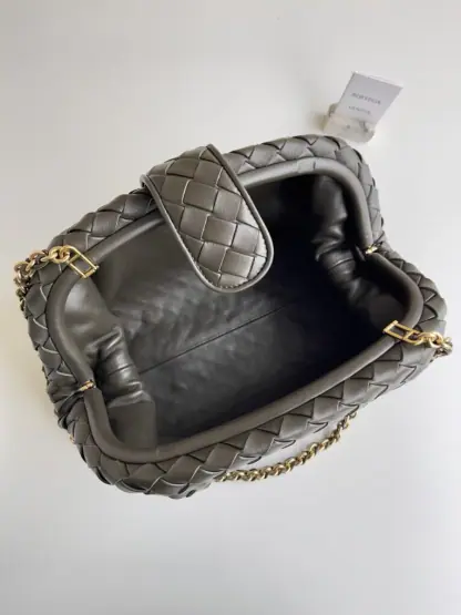 Replica Bottega Veneta Teen Lauren 1980 With Chain Bag Kaki #3707 - Image 6
