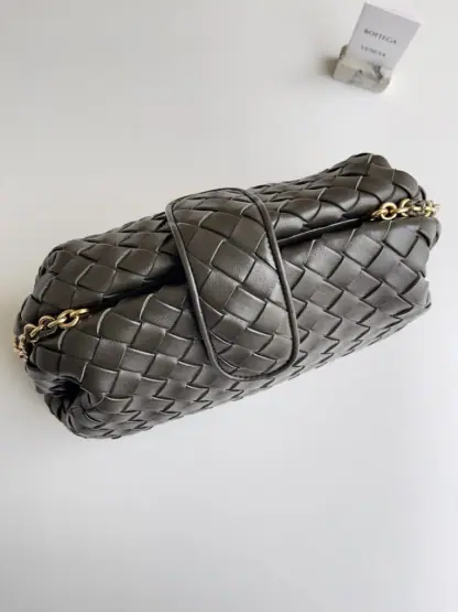 Replica Bottega Veneta Teen Lauren 1980 With Chain Bag Kaki #3707 - Image 7