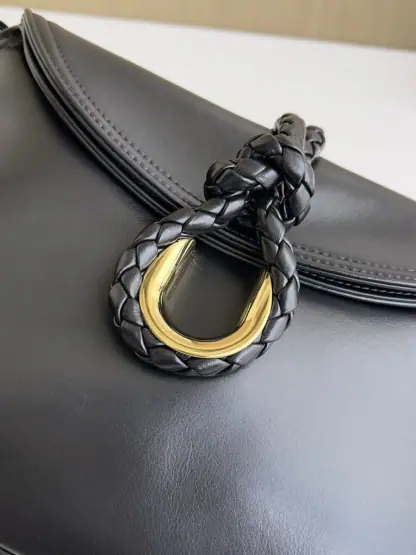 Replica Bottega Veneta Small Liberta Winter Liberta Black #3628 - Image 9