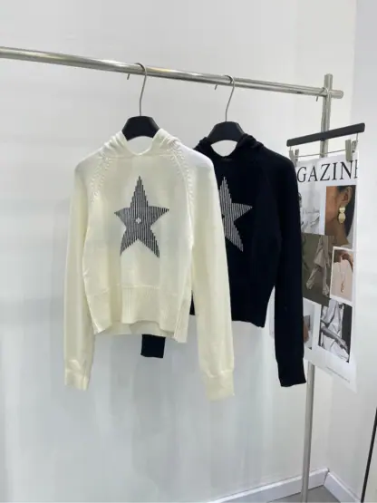 Replica Dior Women's DiorAlps Hooded Sweater Quality 1:1 copy #3725