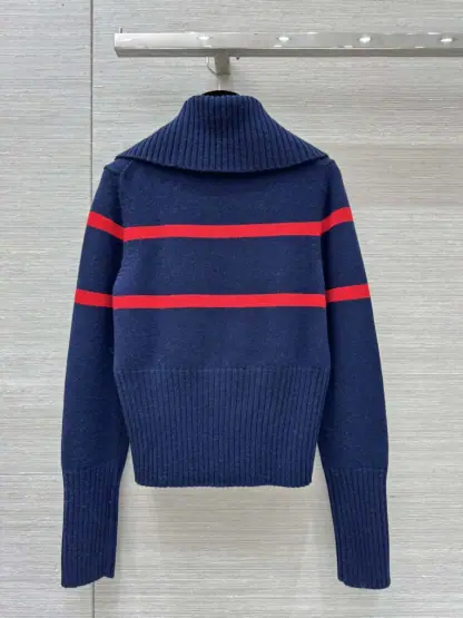 Replica Dior DiorAlps Mock Neck Sweater Women's Miss Dior white Knit #3721 - Image 13