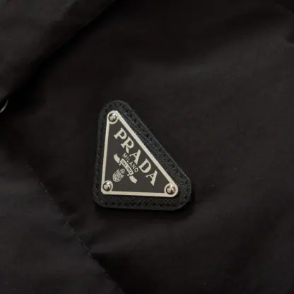 Replica Prada Women's Technical fabric down jacket Black #3741 - Image 12