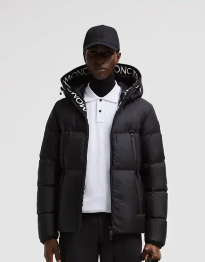 REPLICA MONCLER BLACK MONTCLA SHORT DOWN JACKET UNISEX #3768