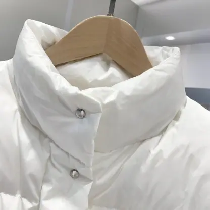 Replica Prada Women's Re-Nylon cropped convertible down jacket White #3842 - Image 7