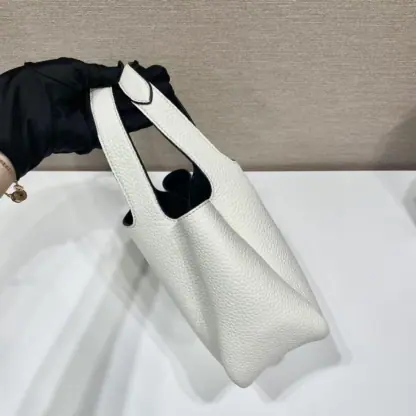 Replica Prada Leather mini bag White Tote #3806 - Image 2