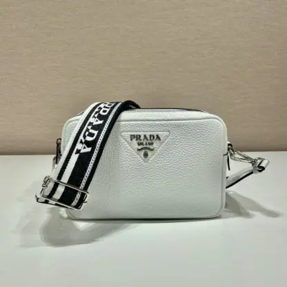 Replica Prada Medium leather bag White Shoulder bag #3809 - Image 8