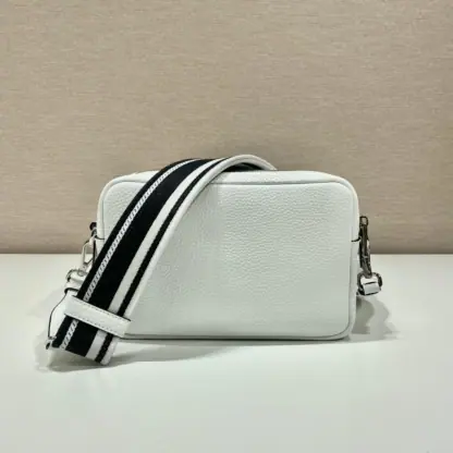 Replica Prada Medium leather bag White Shoulder bag #3809 - Image 4