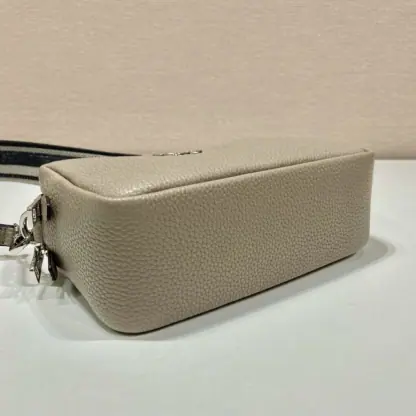 Replica Prada Medium leather bag Clay Grey Shoulder bag #3808 - Image 3