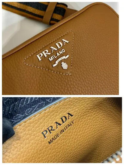 Replica Prada Medium leather bag Caramel Shoulder bag #3807 - Image 9