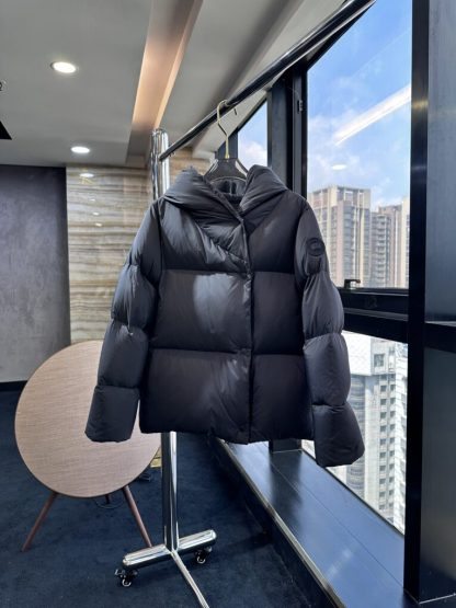 Replica Canada Goose Rhoda Jacket For Women Black #3849 - Image 7