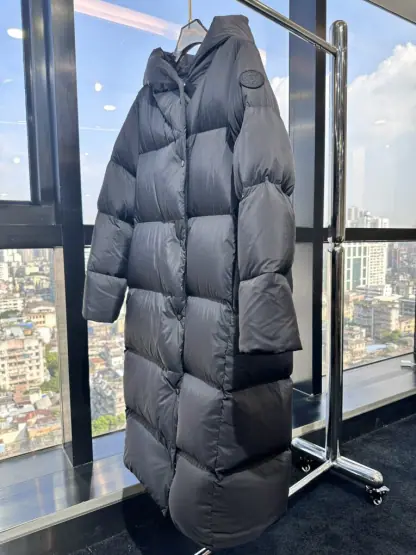 Replica Canada Goose Women's Rhoda Parka Black #3850 - Image 4