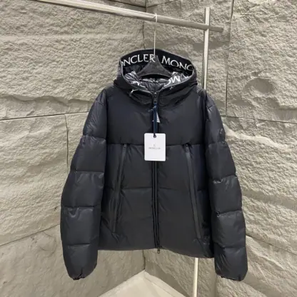 REPLICA MONCLER BLACK MONTCLA SHORT DOWN JACKET UNISEX #3768 - Image 3