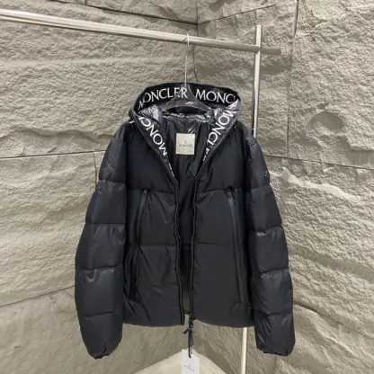 REPLICA MONCLER BLACK MONTCLA SHORT DOWN JACKET UNISEX #3768 - Image 10