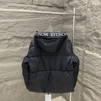 REPLICA MONCLER BLACK MONTCLA SHORT DOWN JACKET UNISEX #3768 - Image 9