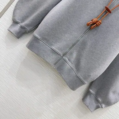 Replica LOEWE Flamenco hoodie in cotton and cashmere Sweatshirt For Women #3904 - Image 7