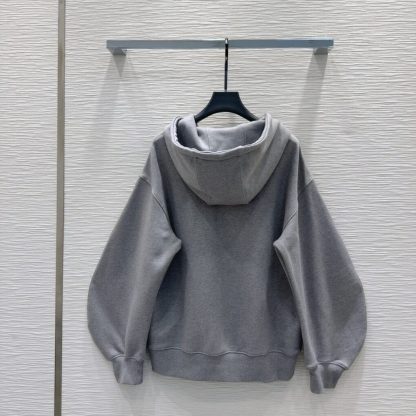 Replica LOEWE Flamenco hoodie in cotton and cashmere Sweatshirt For Women #3904 - Image 2