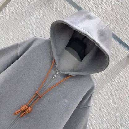 Replica LOEWE Flamenco hoodie in cotton and cashmere Sweatshirt For Women #3904 - Image 8