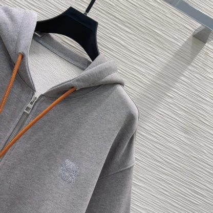 Replica LOEWE Flamenco hoodie in cotton and cashmere Sweatshirt For Women #3904 - Image 5