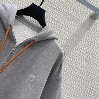 Replica LOEWE Flamenco hoodie in cotton and cashmere Sweatshirt For Women #3904 - Image 5