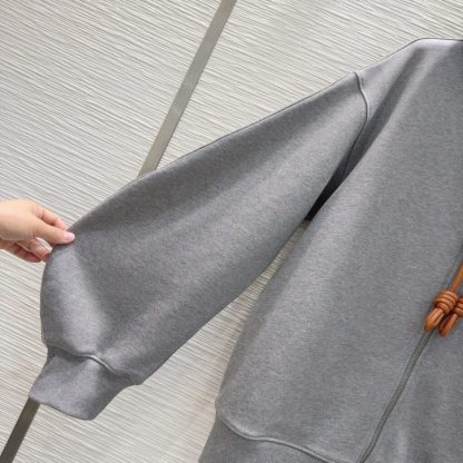 Replica LOEWE Flamenco hoodie in cotton and cashmere Sweatshirt For Women #3904 - Image 4