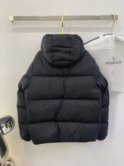 REPLICA MONCLER MEN'S MASAC SHORT DOWN JACKET BLUE #3767 - Image 3