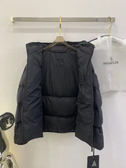 REPLICA MONCLER MEN'S MASAC SHORT DOWN JACKET BLUE #3767 - Image 4