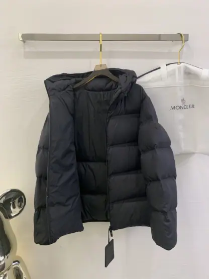 REPLICA MONCLER MEN'S MASAC SHORT DOWN JACKET BLUE #3767 - Image 5