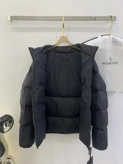 REPLICA MONCLER MEN'S MASAC SHORT DOWN JACKET BLUE #3767 - Image 2