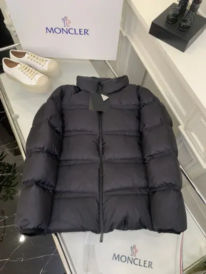 REPLICA MONCLER MEN'S MASAC SHORT DOWN JACKET BLUE #3767 - Image 12