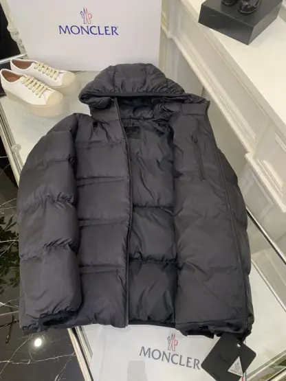 REPLICA MONCLER MEN'S MASAC SHORT DOWN JACKET BLUE #3767 - Image 18