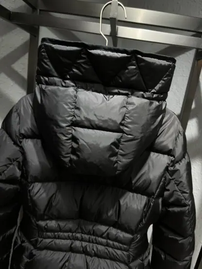 REPLICA MONCLER AVOCE HOODED SHORT DOWN JACKET BLACK #3894 - Image 6