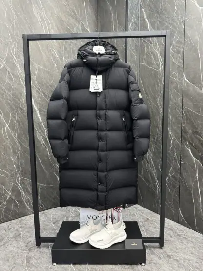 Replica Moncler Men's Hanoverian Long Down Jacket #3765 - Image 5