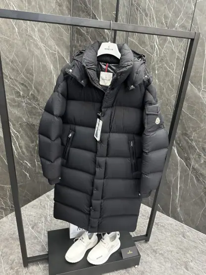 Replica Moncler Men's Hanoverian Long Down Jacket #3765 - Image 6