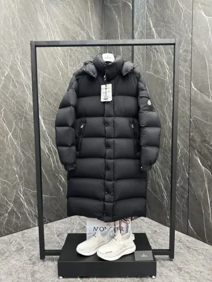 Replica Moncler Men's Hanoverian Long Down Jacket #3765 - Image 8