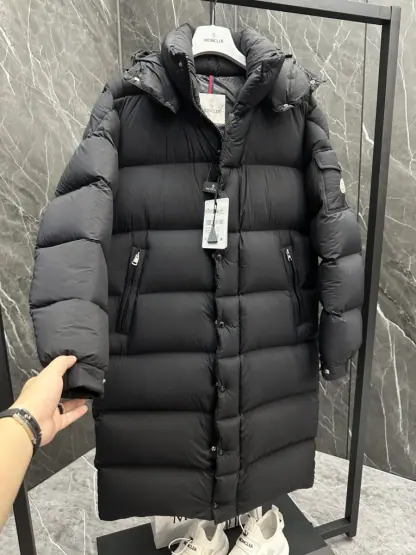 Replica Moncler Men's Hanoverian Long Down Jacket #3765 - Image 9