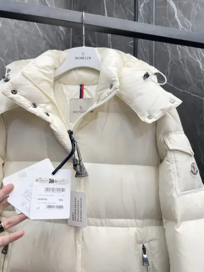 REPLICA MONCLER CAVETTAZ HOODED LONG DOWN JACKET #3819 - Image 9