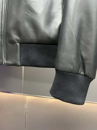 Replica Men's Prada Nappa leather bomber jacket #3757 - Image 19
