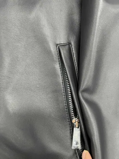 Replica Men's Prada Nappa leather bomber jacket #3757 - Image 6