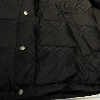 Replica GUCCI MEN'S GG NYLON JACQUARD JACKET WITH WEB 715519 #3833 - Image 7