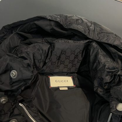 Replica GUCCI MEN'S GG NYLON JACQUARD JACKET WITH WEB 715519 #3833 - Image 8