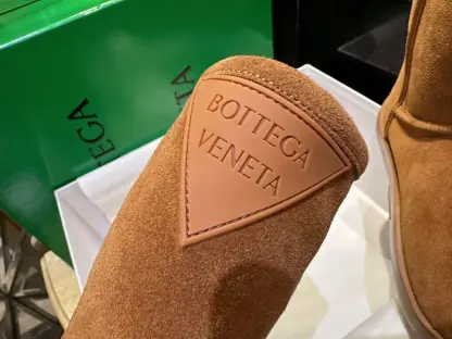 Replica Bottega Veneta Snap Ankle Boot Caramel For Women #3800 - Image 16