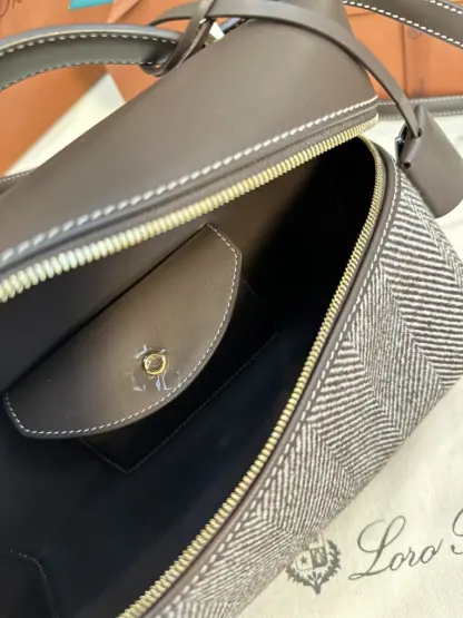 Loro Piana 2024 Extra Bag L27 Replica Virgin Wool Shoulder Bag Crossbody Bag #3759 - Image 2