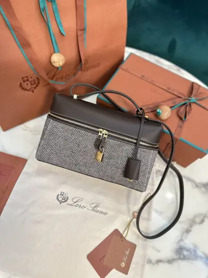 Loro Piana 2024 Extra Bag L27 Replica Virgin Wool Shoulder Bag Crossbody Bag #3759 - Image 7