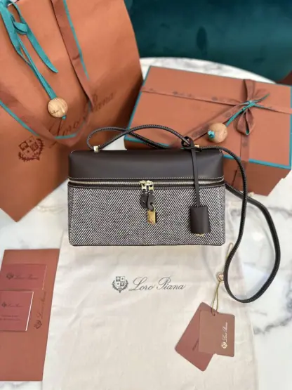 Loro Piana 2024 Extra Bag L27 Replica Virgin Wool Shoulder Bag Crossbody Bag #3759 - Image 10