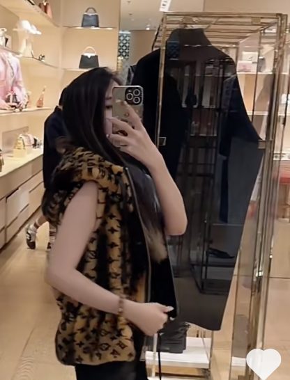 Replica Louis Vuitton Monogram Mink Hooded Gilet #3782 - Image 9