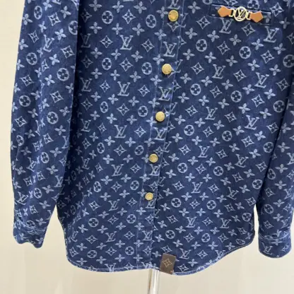 Replica Louis Vuitton Women's Denim Shirts 2024S #3758 - Image 3