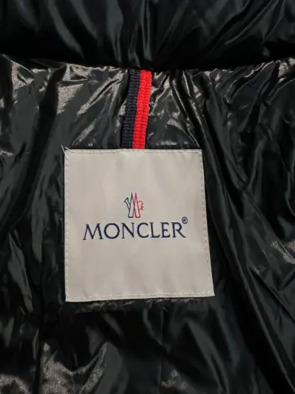 REPLICA MONCLER MOKA LONG DOWN JACKET BLACK #3897 - Image 5